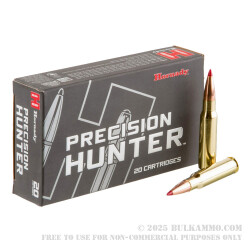 20 Rounds of .308 Win Ammo by Hornady Precision Hunter - 178gr ELD-X