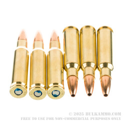 200 Rounds of .308 Win Ammo by Federal American Eagle Varmint & Predator - 130gr JHP