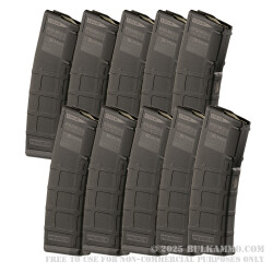 Magpul PMAG Gen M2 MOE 30rd Magazine for AR-15 - 5.56/.223 - Black - Pack of 10