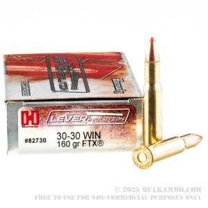 20 Rounds of 30-30 Win Ammo by Hornady Leverevolution - 160gr review