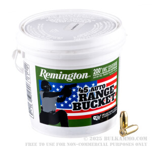 200 Rounds of .45 ACP Ammo by Remington UMC - 230gr FMJ review