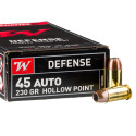 50 Rounds of .45 ACP Ammo by Winchester - 230gr JHP