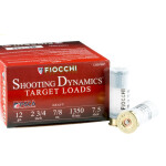 250 Rounds of 12ga Ammo by Fiocchi - 7/8 ounce #7.5 shot