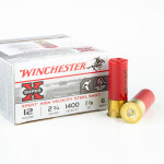 25 Rounds of 12ga 2-3/4" Ammo by Winchester - 1 1/8 ounce #6 Shot (Steel)