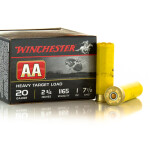 250 Rounds of 20ga Ammo by Winchester AA - 1 ounce #7 1/2 shot
