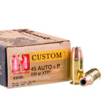 200 Rounds of .45 ACP Ammo by Hornady - 230gr JHP