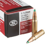 50 Rounds of 5.7x28 mm Ammo by FN Herstal - 27gr Lead Free JHP