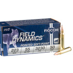 500 Rounds of .223 Rem Ammo by Fiocchi - 55gr PSP