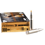 20 Rounds of .308 Win Ammo by Federal - 165gr Trophy Bonded Tip
