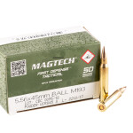 1000 Rounds of 5.56x45 Ammo by Magtech - 55gr FMJ M193
