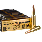 200 Rounds of .308 Win Ammo by Federal Gold Medal CenterStrike - 168gr OTM