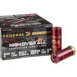 25 Rounds of 12ga Ammo by Federal High Over All - 1 1/8 ounce #8 shot