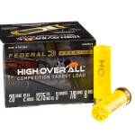 25 Rounds of 20ga Ammo by Federal High Over All - 7/8 ounce #8 shot