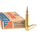 500 Rounds of 5.56x45 Ammo by Hornady Frontier - 68gr BTHP Match