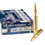 20 Rounds of 30-06 Springfield Ammo by Fiocchi - 165gr PSP