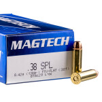 50 Rounds of .38 Special Ammo by Magtech - 130gr FMJ