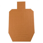 IPSC Cardboard Silhouette Targets - 100 Pack