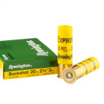 5 Rounds of 20ga Ammo by Remington Express -  #3 Buck