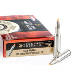 20 Rounds of .308 Win Ammo by Federal Vital-Shok - 180gr Trophy Bonded Tip