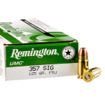 50 Rounds of .357 SIG Ammo by Remington - 125gr FMJ