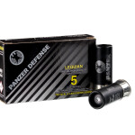 5 Rounds of 12ga Ammo by Panzer Defense Lequian HV - 1 ounce Rifled Slug