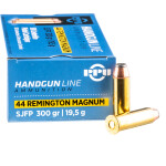 50 Rounds of .44 Mag Ammo by Prvi Partizan - 300 gr SJSP
