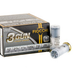 250 Rounds of 12ga Ammo by Fiocchi 3 Gun Match - 1 1/8 ounce #7 1/2 shot