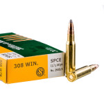 20 Rounds of .308 Win Ammo by Sellier & Bellot - 180gr SPCE