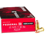 50 Rounds of .32 ACP Ammo by Federal American Eagle - 71gr FMJ