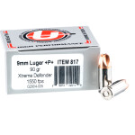 20 Rounds of 9mm +P+ Ammo by Underwood - 90gr Xtreme Defender