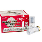 250 Rounds of 12ga Ammo by Fiocchi Shooting Dynamics - 1-1/8 ounce #8 shot