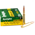 200 Rounds of 30-06 Springfield Ammo by Remington Core-Lokt - 220gr SP