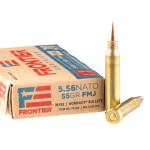 20 Rounds of 5.56x45 Ammo by Hornady Frontier - 55gr FMJ M193