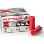25 Rounds of 12ga Ammo by Winchester - 1 ounce #6 lead shot