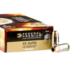 1000 Rounds of .45 ACP Ammo by Federal - 230gr JHP HST LE