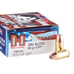 25 Rounds of .380 ACP Ammo by Hornady - 90gr JHP