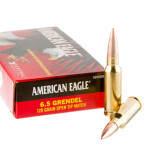 20 Rounds of 6.5mm Grendel  Ammo by Federal - 120gr OTM