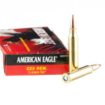 500 Rounds of .223 Ammo by Federal American Eagle - 75gr TMJ