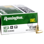 1000  Rounds of .40 S&W Ammo by Remington - 180gr MC