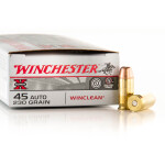 50 Rounds of .45 ACP Ammo by Winchester WinClean - 230gr BEB - LE Trade-In