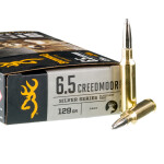 20 Rounds of 6.5 Creedmoor Ammo by Browning Silver Series - 129gr SP