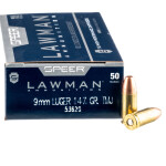 1000 Rounds of 9mm Ammo by Speer - 147gr TMJ