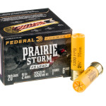 25 Rounds of 20ga Ammo by Federal Prairie Storm FS Lead - 1 ounce #6 shot