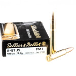 20 Rounds of 8mm Mauser Ammo by Sellier & Bellot - 196gr FMJ