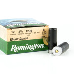 250 Rounds of 12ga Ammo by Remington Game Loads - 1 ounce #8 Shot