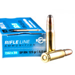 20 Rounds of 7.62x39mm Ammo by Prvi Partizan - 123gr SP